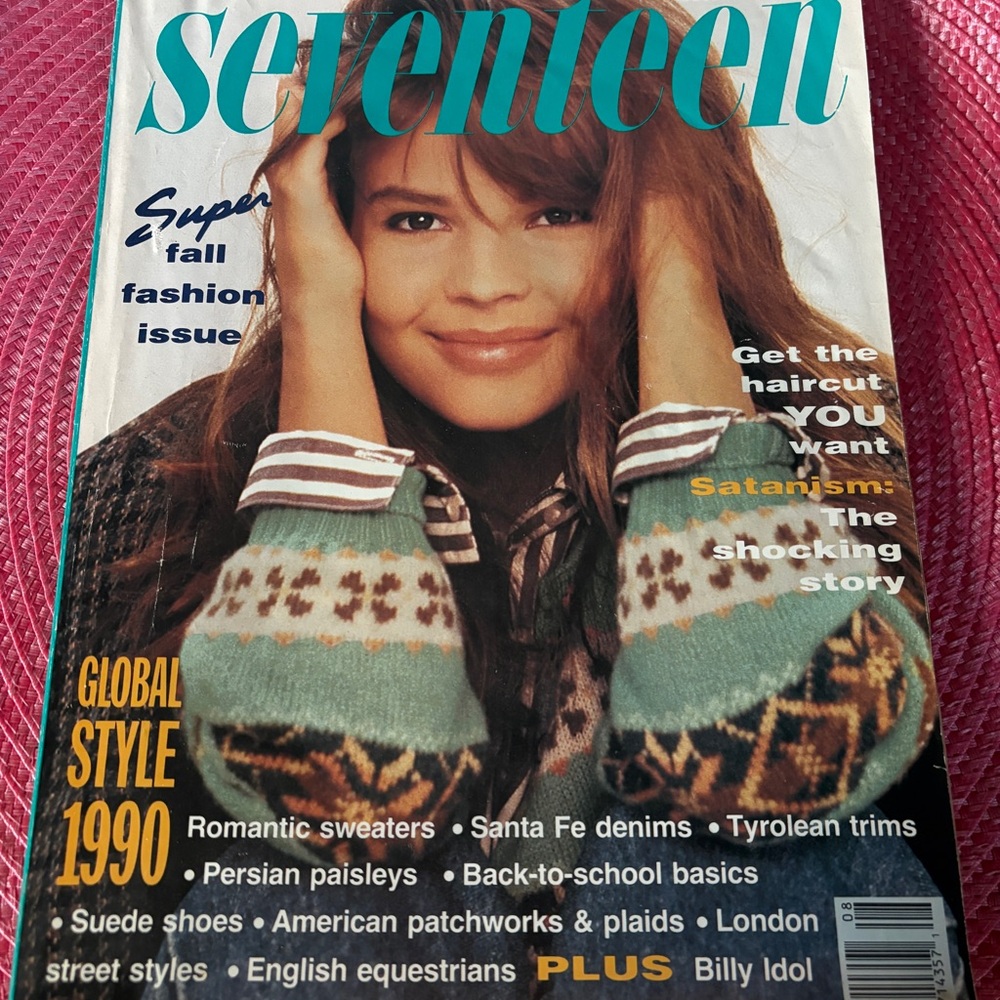 August 1990 Seventeen Magazine